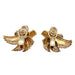 Earrings Boucheron “Fleur” earrings in yellow gold and platinum, colored stones. 58 Facettes 30377