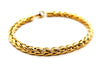 Bracelet Palm tree mesh bracelet Yellow gold 58 Facettes 1169902CN