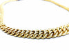 Necklace American mesh necklace Yellow gold 58 Facettes 951113CN