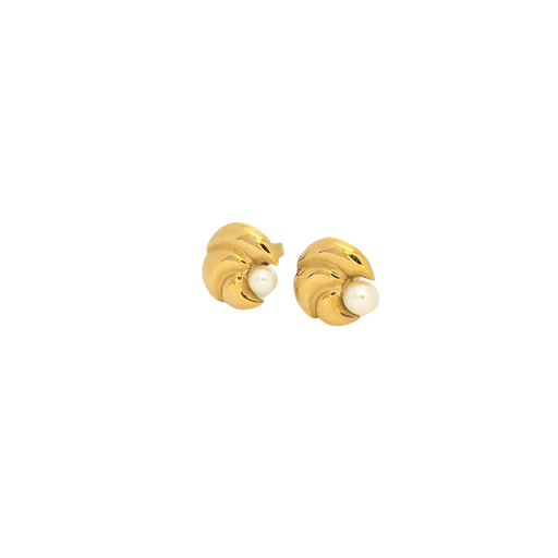 Boucles d'oreilles Boucles d'oreilles or jaune Perles 58 Facettes 27256