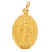 Yellow gold religious medal pendant 58 Facettes