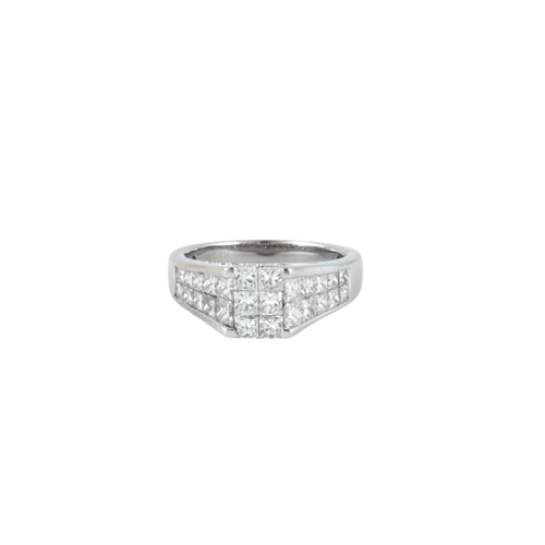 Bague 52 Bague bandeau Diamants 58 Facettes