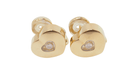 CHOPARD Earrings - Happy Diamonds Gold Diamond Earrings 58 Facettes 30070