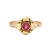 Ring 54 Synthetic ruby ​​ring 58 Facettes