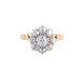 Ring Daisy diamond ring, late 19th century 58 Facettes 0