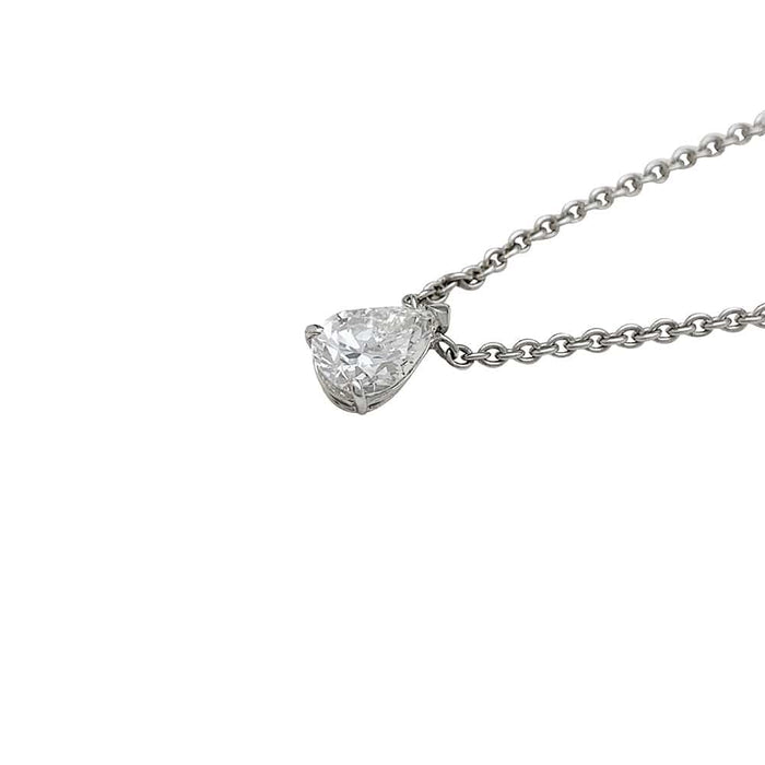 Collier Collier en or blanc diamant taille poire 1,09 carat. 58 Facettes 30493