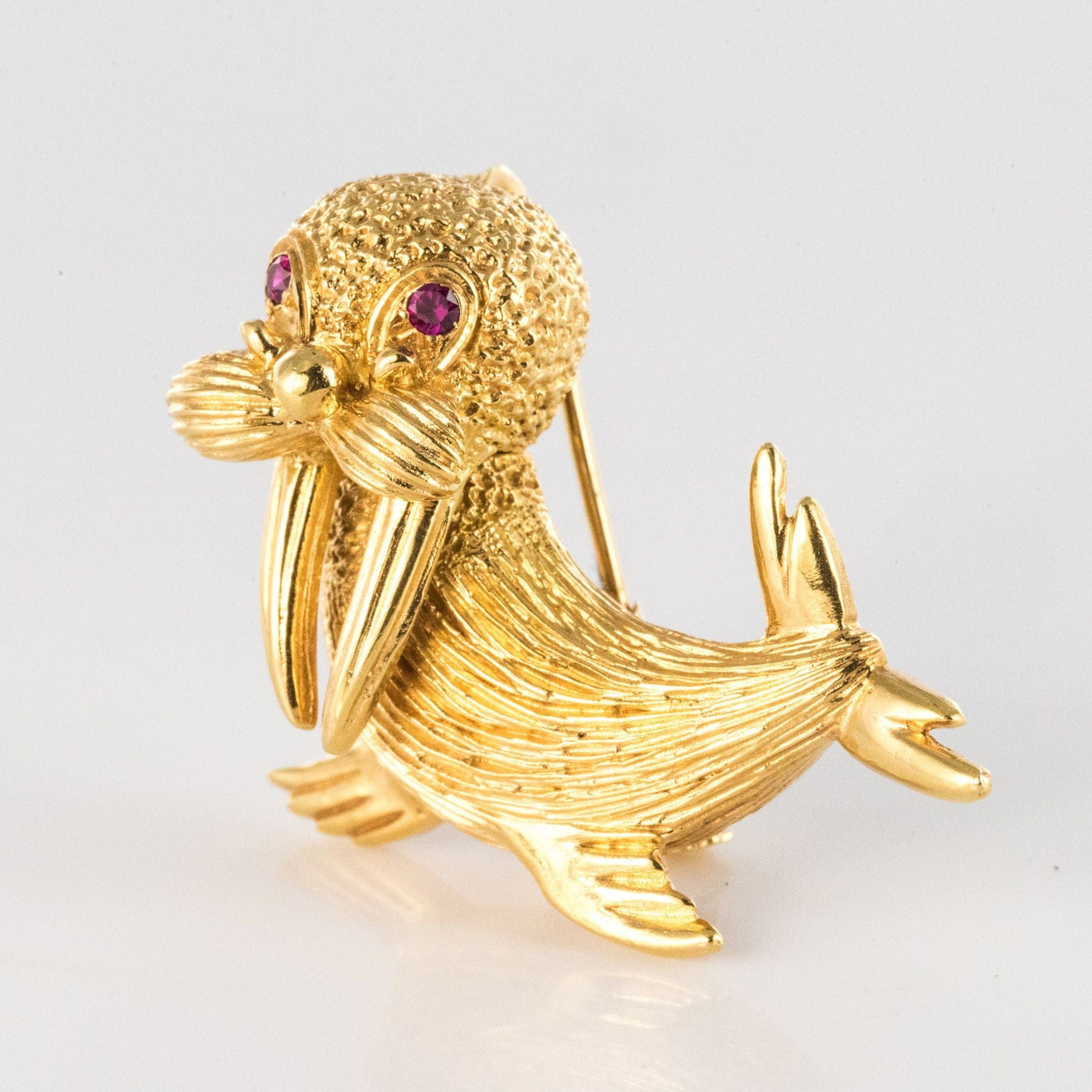 Broche Ancienne Plaquée Or - Modèle Fantaisie, Référence 637, Occasion (déjà Portée)