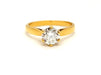 Bague 57 Bague Solitaire Or jaune Diamant 58 Facettes 813001CN