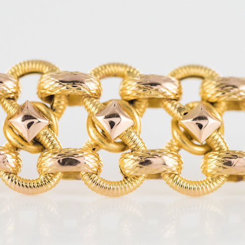 Bracelet Bracelet ancien or ciselé 58 Facettes 20-224