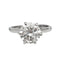 Bague Bague Solitaire 1.86 carats F SI1, or blanc. 58 Facettes 30301