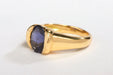 Bague 52 Bague Or jaune Iolite 58 Facettes 00163CN