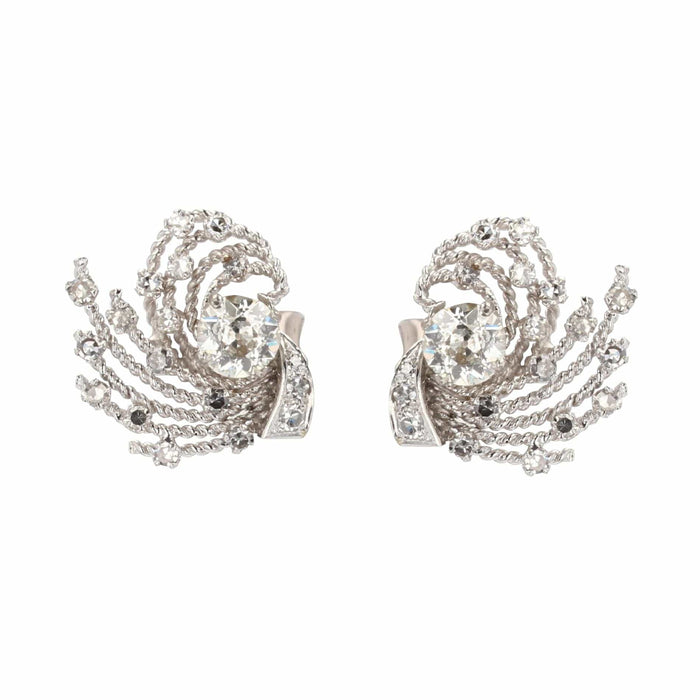 Boucles d'oreilles Boucles d'oreilles diamants rétro 58 Facettes 21-215