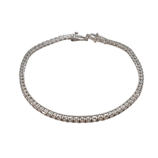 Bracelet Bracelet Rivière en Or blanc & diamants 58 Facettes