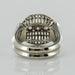 Bague 59 Bague diamants or blanc vintage 58 Facettes 15-286-59