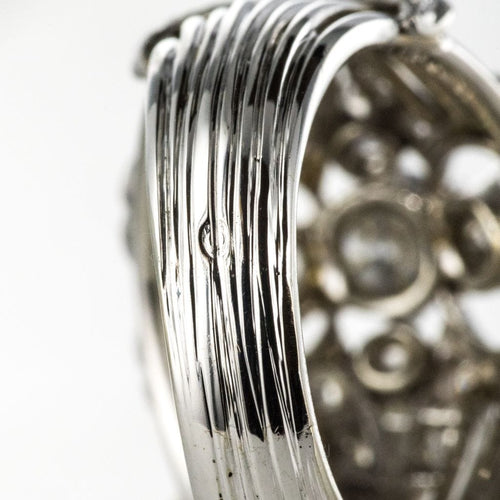 Bague 57 Bague dôme vintage diamants 58 Facettes 19-337-54