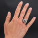 Bague 52 Bague or blanc et diamants vintage 58 Facettes 21-321-52