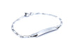 Bracelet Bracelet Gourmette Or blanc 58 Facettes 951133CN