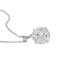 Pendant 4,37 carat diamond pendant, white gold chain. 58 Facettes 30605