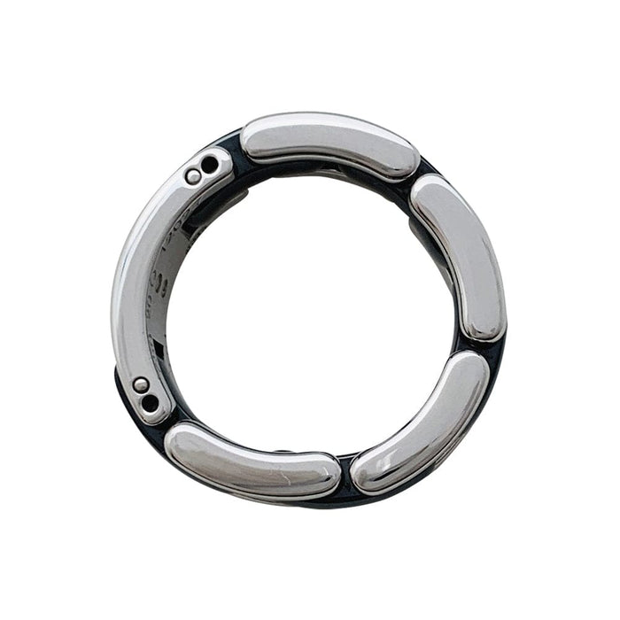 Chanel ring, "Ultra" model, white gold and ceramic.