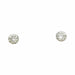 Stud earrings in white gold, 1 carat. 58 Facettes 29608