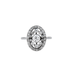 Ring Art Deco platinum diamond ring 58 Facettes