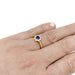Ring 51 Tiffany&Co ring. daisy in yellow gold, diamonds and sapphire. 58 Facettes 30403