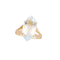 Bague Bague Aigue-marine Or Jaune 58 Facettes AA 1481
