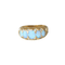 Bague Bague jarretière opales et diamants 58 Facettes