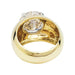 Ring 54 Diamond ring 7,18 carats, 2 golds. 58 Facettes 30598