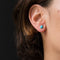 Boucles d'oreilles Boucles d'oreilles améthystes turquoises 58 Facettes 15-272