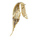 Brooch Sterlé brooch in yellow gold, platinum and diamonds. 58 Facettes 30241