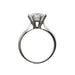 Ring Solitaire Ring 1.86 carats F SI1, white gold. 58 Facettes 30301