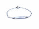 Bracelet Bracelet Gourmette Or blanc 58 Facettes 951133CN