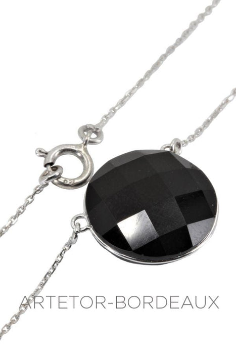 Black quartz necklace