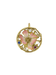 Art-Nouveau Medal pendant in gold, enamel, diamond, sapphire and ruby 58 Facettes J229