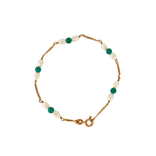 Bracelet Bracelet Perles keishi Chrysoprase 58 Facettes EL2-17