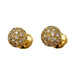 Boucles d'oreilles Boucles d'oreilles Cartier en or jaune et diamants. 58 Facettes 30122