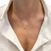 Necklace Necklace 2 golds, diamonds 0,83 carat. 58 Facettes 30575