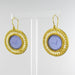 Earrings Openwork disc and intaglio earrings 58 Facettes SO101
