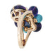 Ring 50 Cartier ring “Délices de Goa” yellow gold, diamond, turquoise, amethysts. 58 Facettes 30016
