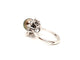 Bague 49 Bague Or blanc Perle 58 Facettes 878707CN