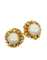 Boucles d'oreilles Boucles d'oreilles or jaune perles et diamants 58 Facettes 16000