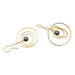 Earrings “Galaxy” dangling earrings in yellow gold and pearls. 58 Facettes 30551