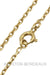 Cable link chain necklace 58 Facettes 32611