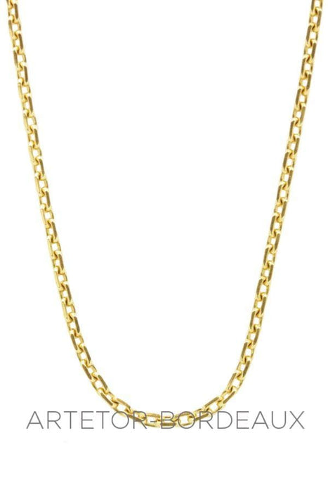 Cable link chain necklace 58 Facettes 27561