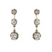 Boucles d'oreilles Boucles d'oreilles trembleuses diamants 19ème siècle 58 Facettes 18-145