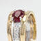 Bague 56 Bague rubis diamants 2 ors 58 Facettes 21-342-56