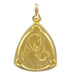 Virgin and Child Gold Medal Pendant 58 Facettes 14-329B