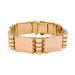 Tank Bracelet bracelet in yellow and pink gold. 58 Facettes 29817
