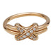 Ring 55 Chaumet “Jeux de Liens” ring in pink gold and diamonds. 58 Facettes 30679
